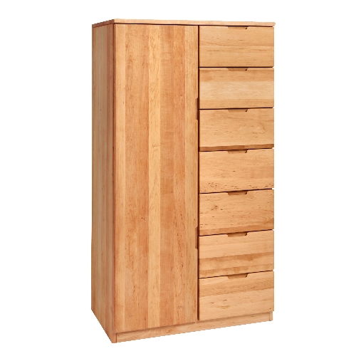 Kommode aus Erlenholz,  natur H 145 x B 80 x T 47 cm