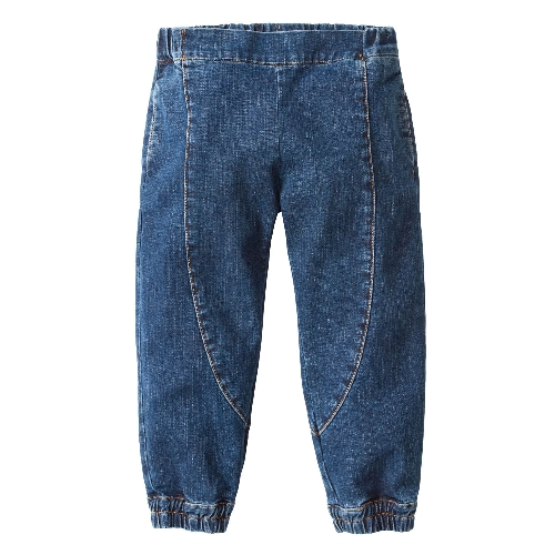 Jeans-Pumphose aus Bio-Baumwolle,  darkblue 122/128
