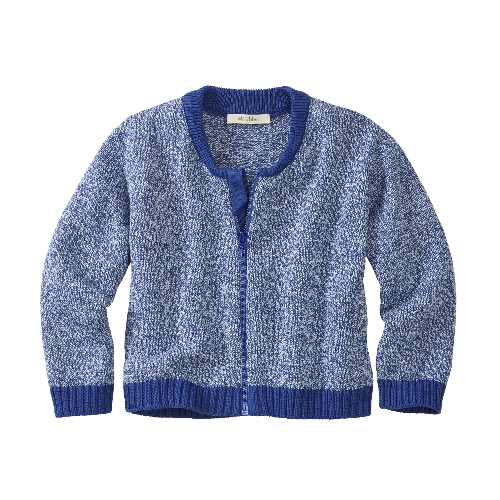 Strickjacke aus reiner Bio-Baumwolle,  ultramarine 86/92