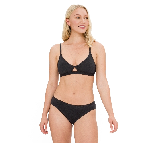 Soft-BH aus Bio-Baumwolle mit Elastan,  onyx 80B