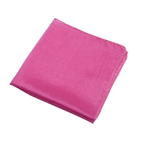 Seidentuch aus reiner Bio-Seide,  rosa L 42 x B 42 cm