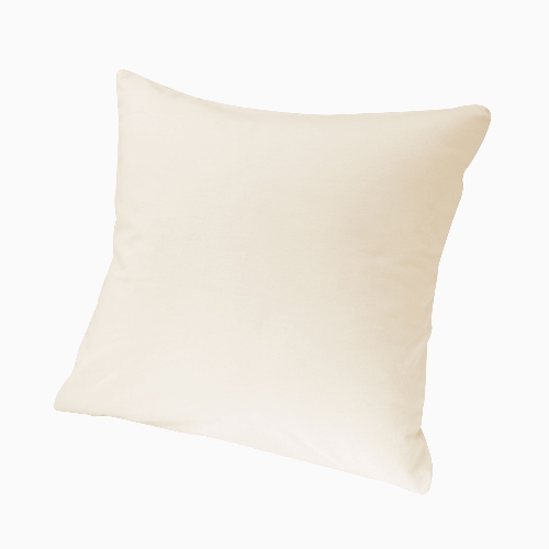 Jersey Kissenbezug aus reiner Bio-Baumwolle,  natur 40 x 60 cm
