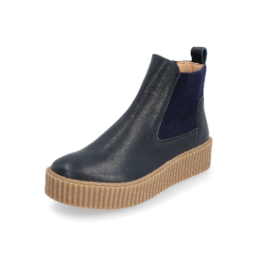 Chelseaboot SENNA aus Bio-Leder,  nachtblau 37