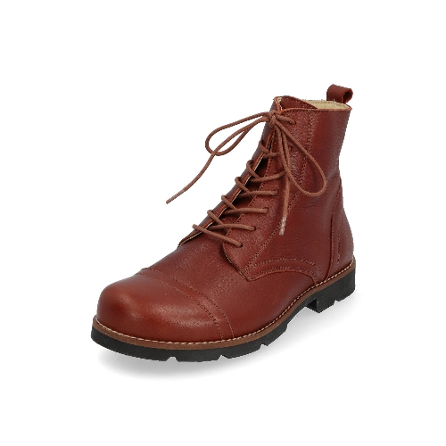 Stiefelette aus Bio-Leder,  haselnuss 39